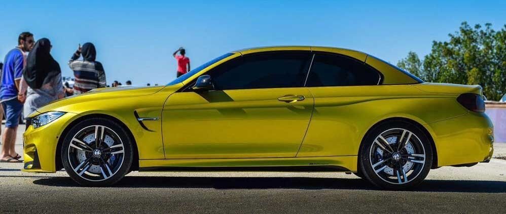 عکس خاص‌ترین رنگBMWدر ایران