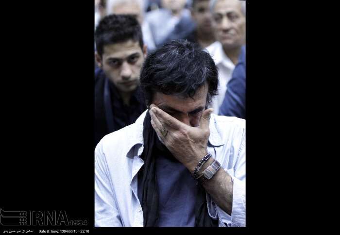حبیب در مراسم علی طباطبایی /عکس