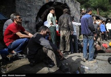 گزارش تصویری از حواشی حادثه معدن