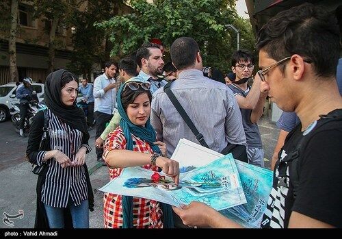 مراسم استقبال از شهید حججی در تهران/عکس