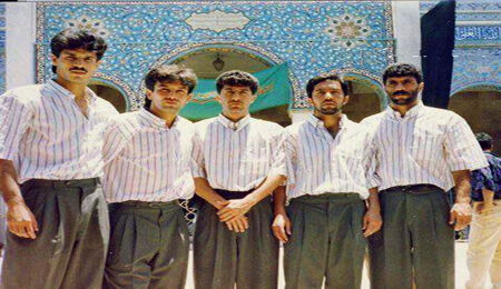 علی دایی در حرم حضرت زینب(س)/عکس
