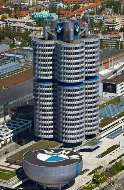 عکسی از شرکتBMW وپارکینگش