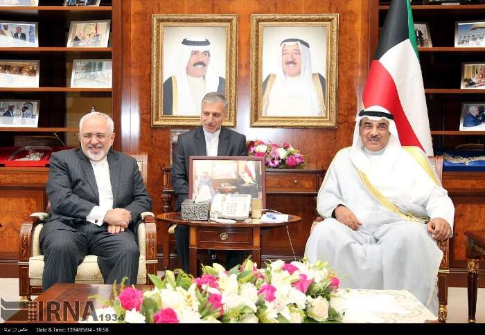 روایت تصویری از سفر ظریف به کویت