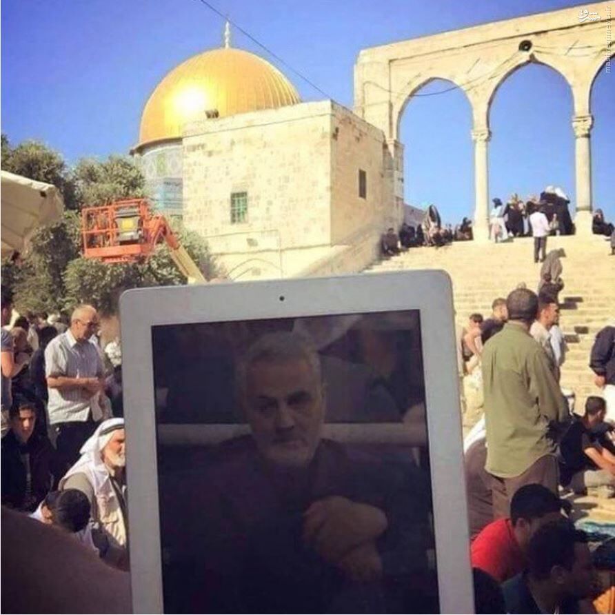حاج قاسم در مسجدالاقصی/عکس