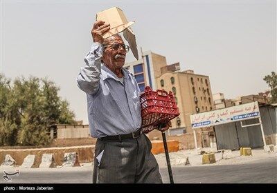 گرمای بی سابقه در اهواز /تصاویر