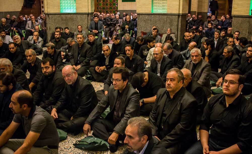 مراسم ترحیمی با حضور ظریف