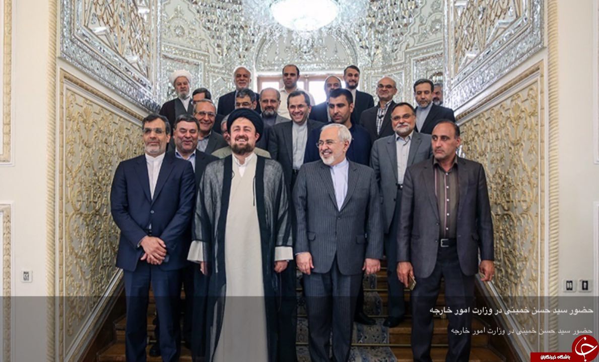 دیدارسیدحسن‌خمینی باظریف/تصاویر