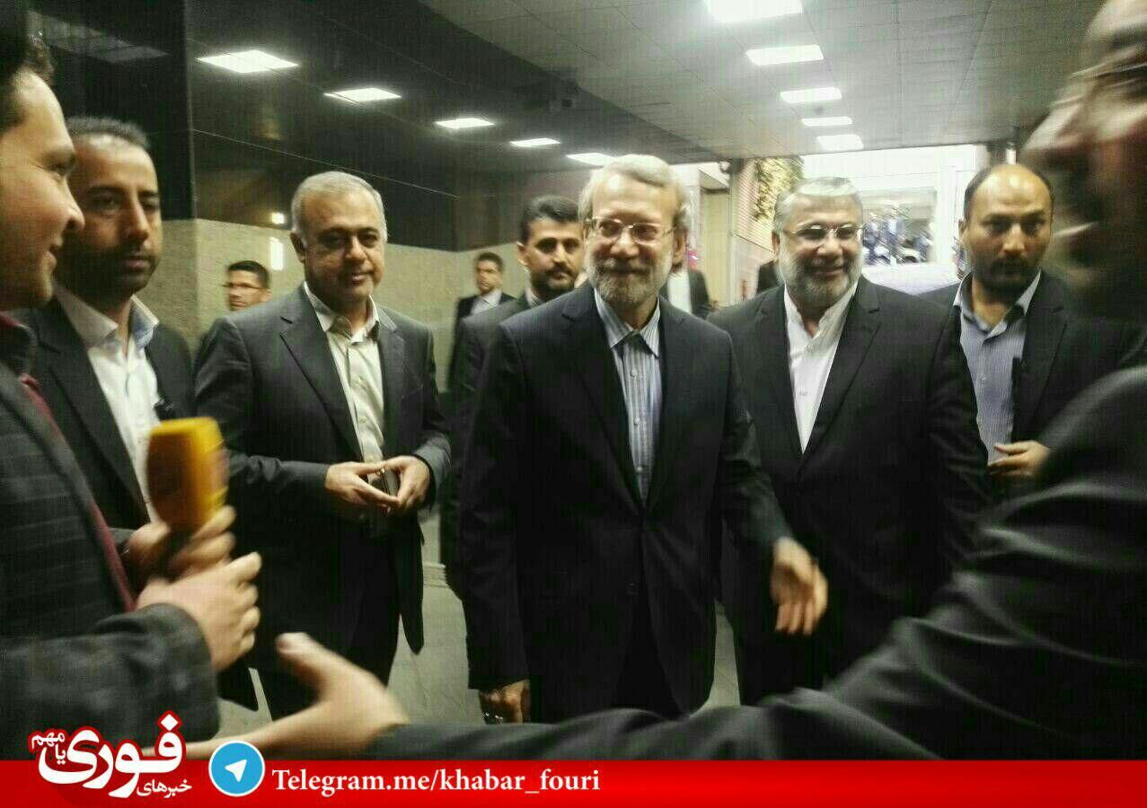 بازدید لاریجانى از ستاد انتخابات کشور/عکس