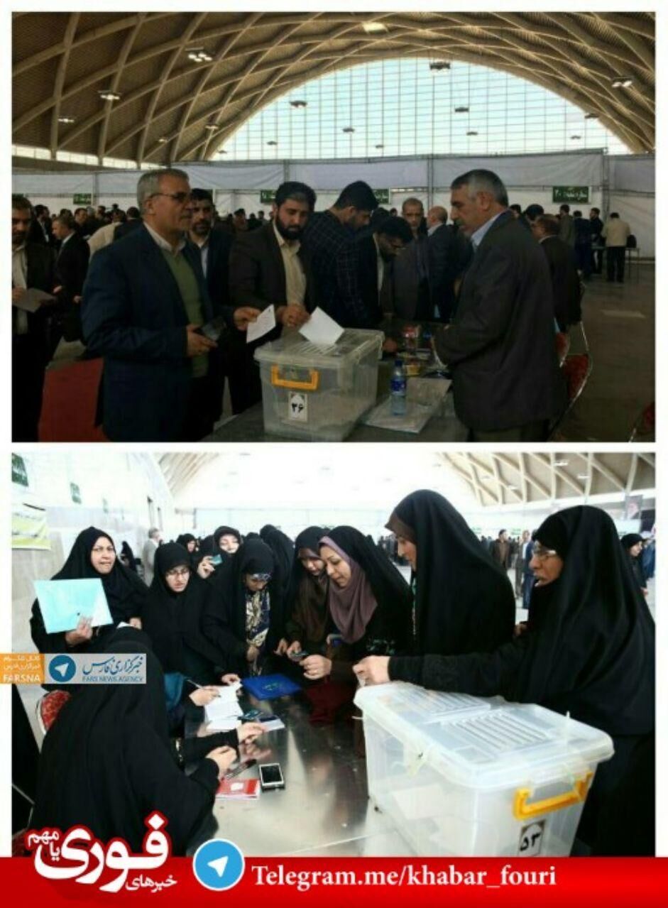 رأی گیری انتخاب ۵کاندیدای جبهه مردمی/عکس