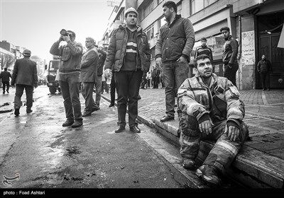 پس از پلاسکو ...بهت و اشک/تصاویر