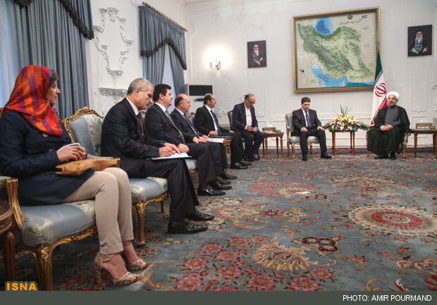 دیدار نخست وزیر سوریه با روحانی