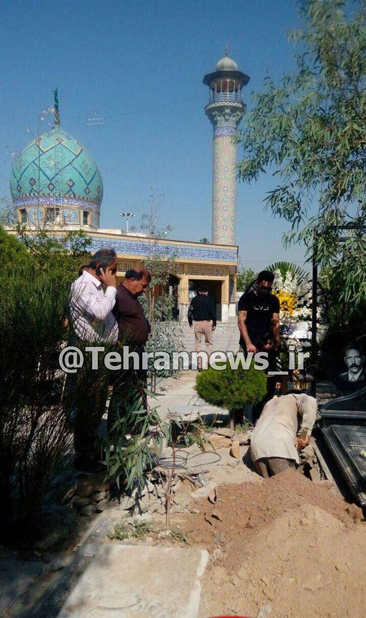 محل دفن بنیتای 8 ماهه /عکس