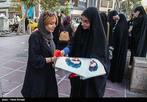 مراسم استقبال از شهید حججی در تهران/عکس