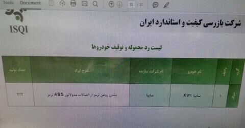 ایرادی عجیب در پراید+سند
