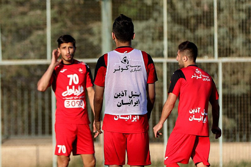 تصاویر درگیری در تمرین پرسپولیس
