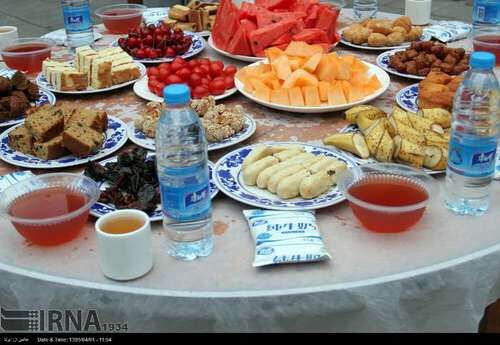 تصاویر مراسم افطاری در چین