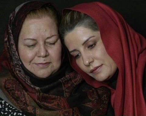 فریبا کوثری و مادرش/عکس