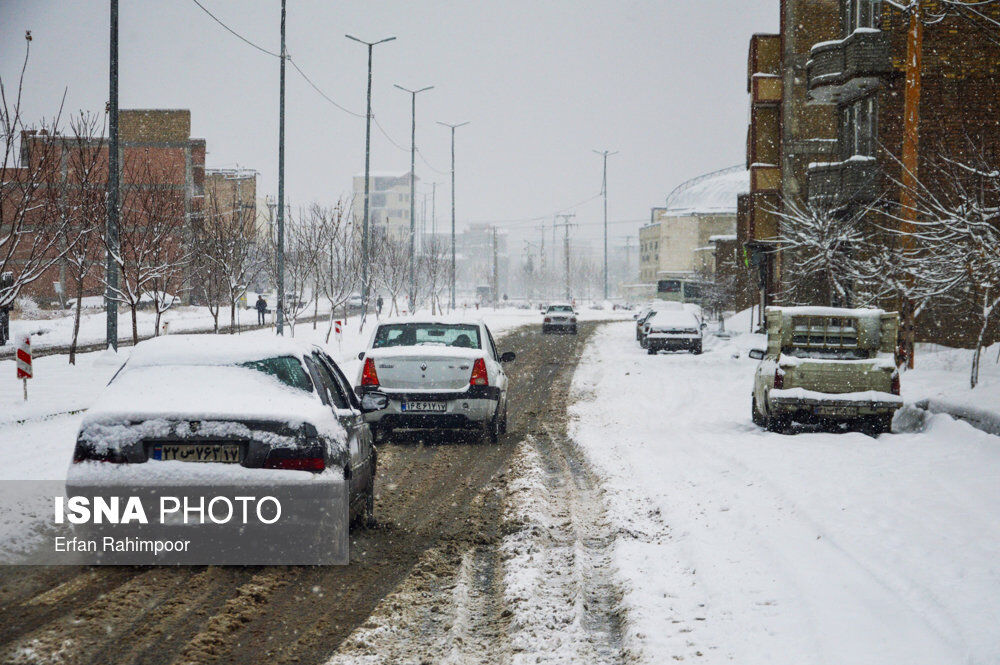 بارش برف در ارومیه
