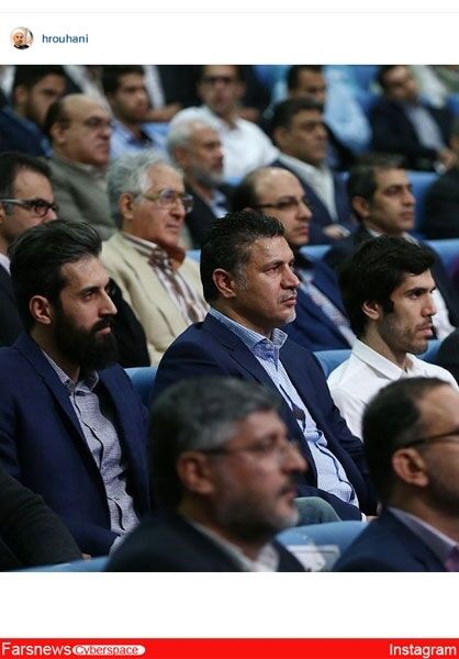 دایی و معروف در اینستاگرام روحانی/عکس