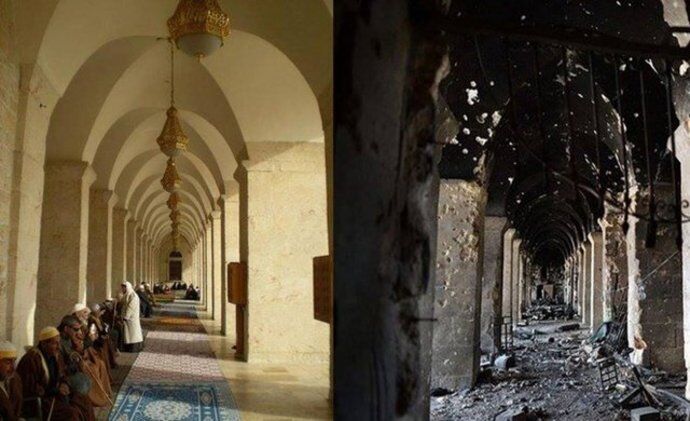 چگونه شهر حلب نابود شد+عکس