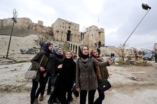 سلفی های وحشت در حلب +تصاویر