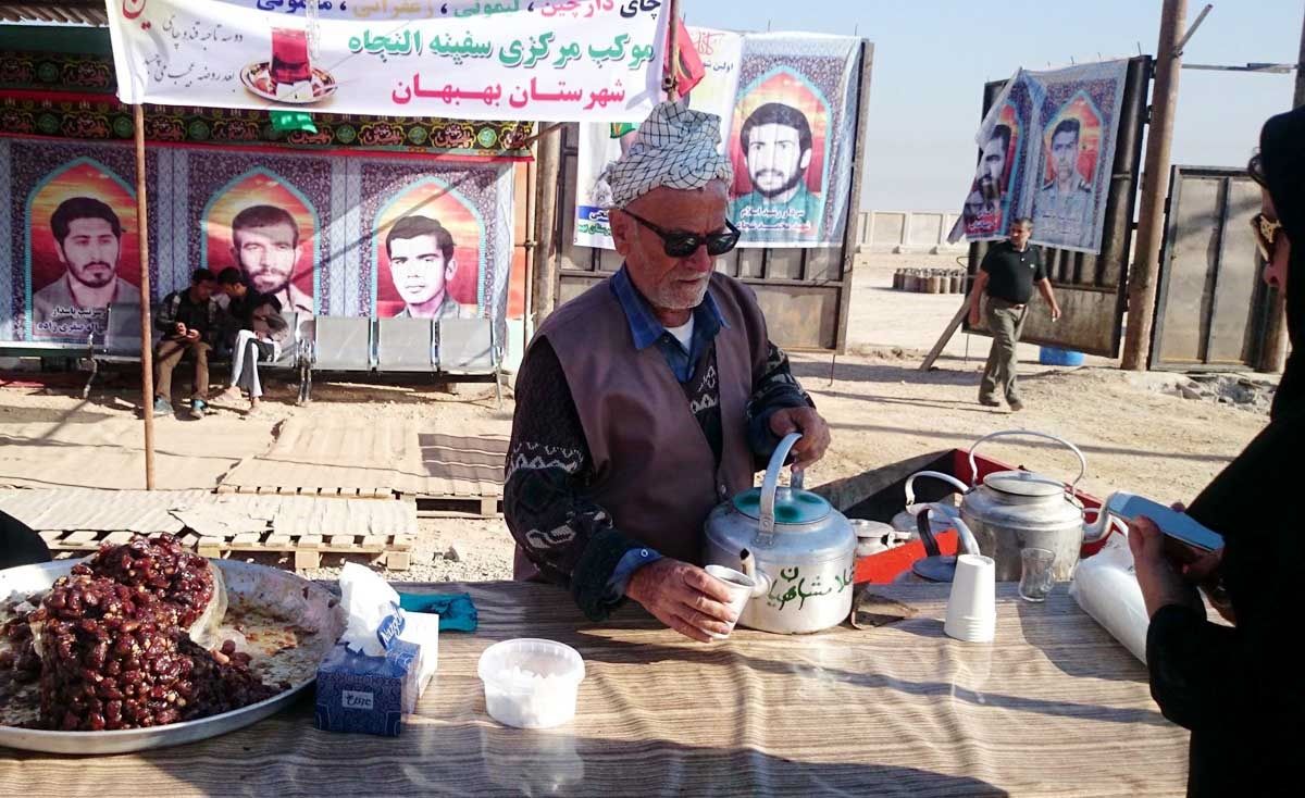 تصاویر زائران اربعین در مرز شلمچه