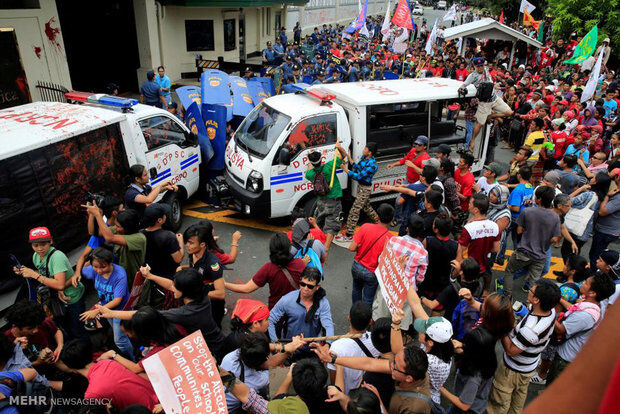 تظاهرات در فیلیپین‎/تصاویر