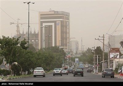 تصاویری از گرد و خاک در قم